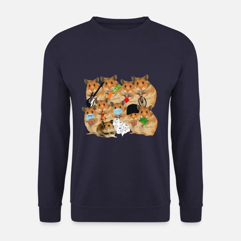 Hamsterbande Hamster Viele - Unisex Pullover - Navy