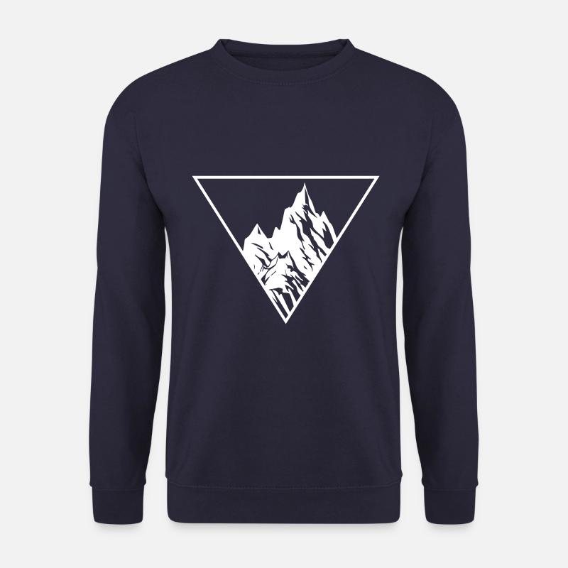 Berge Natur Silhouette - Unisex Pullover - Navy