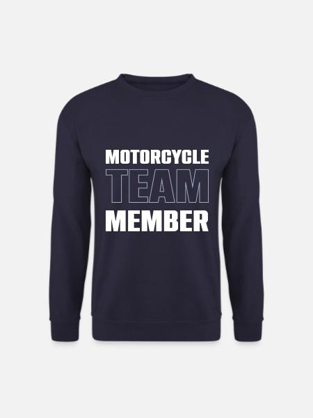 Motorcycle Team - Unisex Sweatshirt - navy