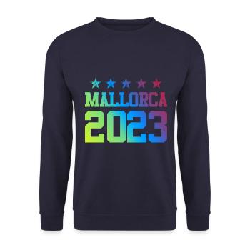 Majorque 2023 - Sweat-shirt Unisexe - marine - Devant - Alina (178cm) & Michal (187cm)