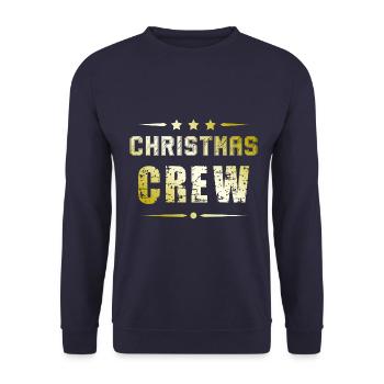 Équipage de Noël - Sweat-shirt Unisexe - marine - Devant - Alina (178cm) & Michal (187cm)