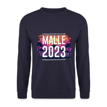 Malle 2023 - Sweat-shirt Unisexe - marine - Devant - Alina (178cm) & Michal (187cm)