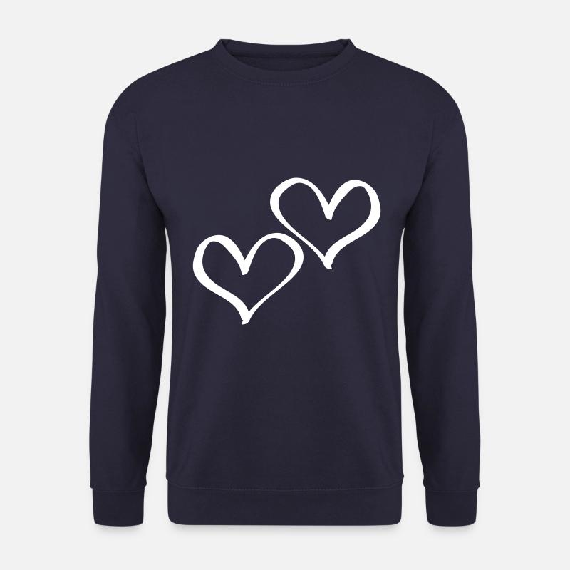 herzen symbol hearts - Unisex Pullover - Navy