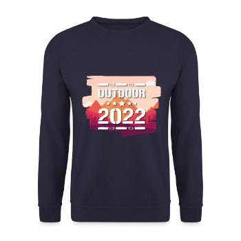 Outdoor 2022 - Unisex Pullover - Navy - Vorne - Alina (178cm) & Michal (187cm)