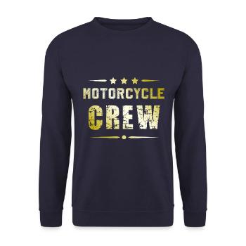 Motorcycle Crew - Unisex Pullover - Navy - Vorne - Alina (178cm) & Michal (187cm)