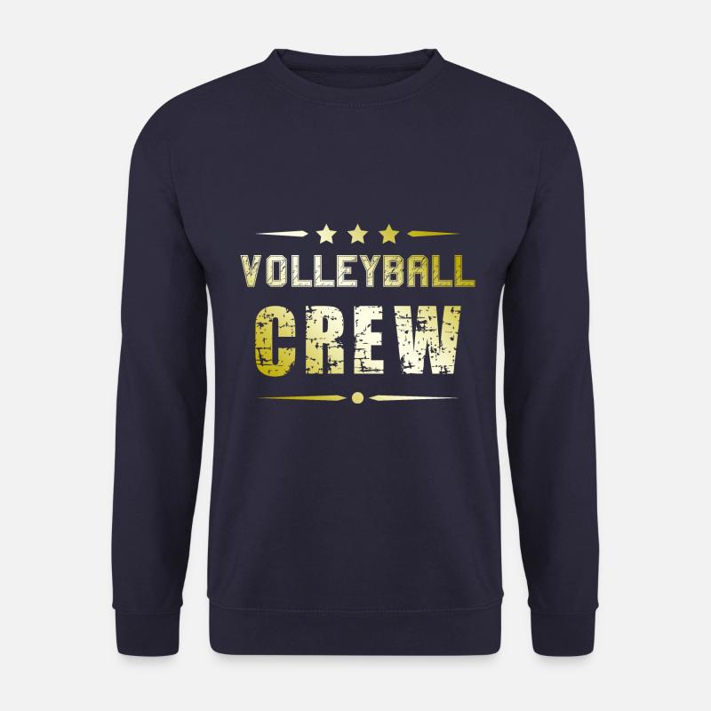 Volleyball Crew - Unisex Pullover - Navy
