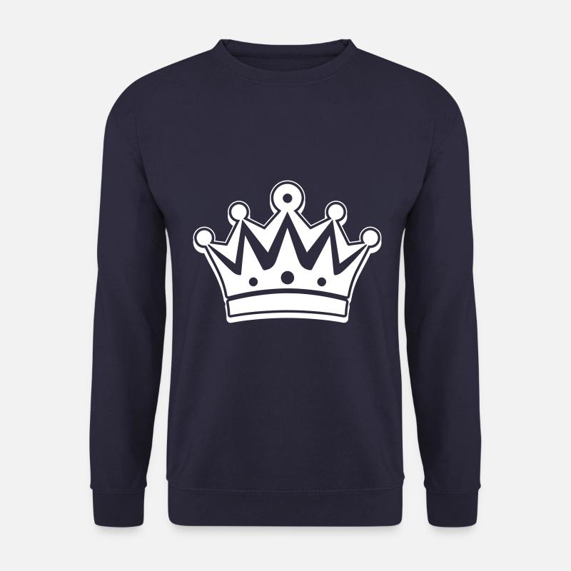 Crown Icon Symbol - Unisex Sweatshirt - navy