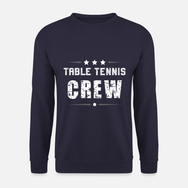 Table Tennis Crew - Unisex Pullover - Navy