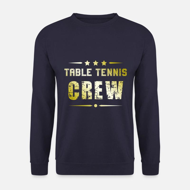 Table Tennis Crew - Unisex Pullover - Navy