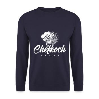 Kochmütze Chefkoch - Unisex Pullover - Navy - Vorne - Alina (178cm) & Michal (187cm)