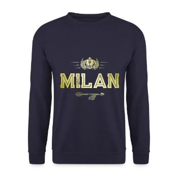 Kite - Unisex Sweatshirt - navy - Front - Alina (178cm) & Michal (187cm)