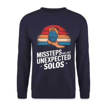 Danse en ligne Danseurs - Sweat-shirt Unisexe - marine - Devant - Alina (178cm) & Michal (187cm)