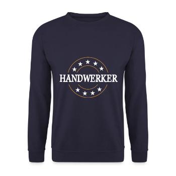 Handwerker Beruf - Unisex Pullover - Navy - Vorne - Alina (178cm) & Michal (187cm)