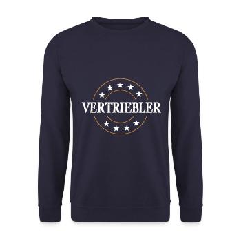 Vertriebler Beruf - Unisex Pullover - Navy - Vorne - Alina (178cm) & Michal (187cm)