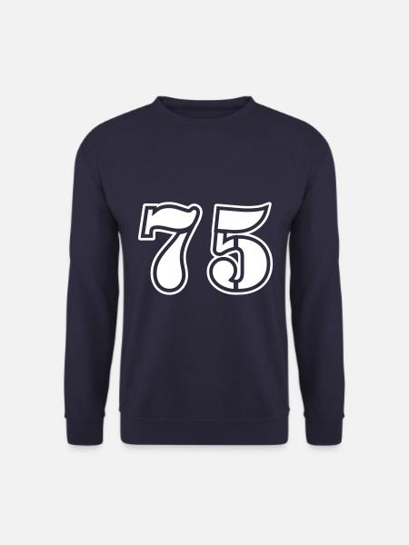 Symbole numérique 75 - Sweat-shirt Unisexe - marine