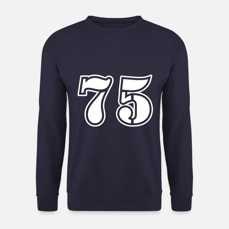 Symbole numérique 75 - Sweat-shirt Unisexe - marine