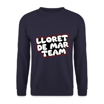 Lloret De Mar Team - Unisex Pullover - Navy - Vorne - Alina (178cm) & Michal (187cm)
