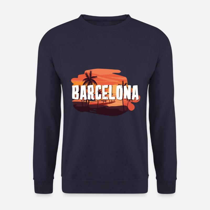 Barcelona - Unisex Pullover - Navy