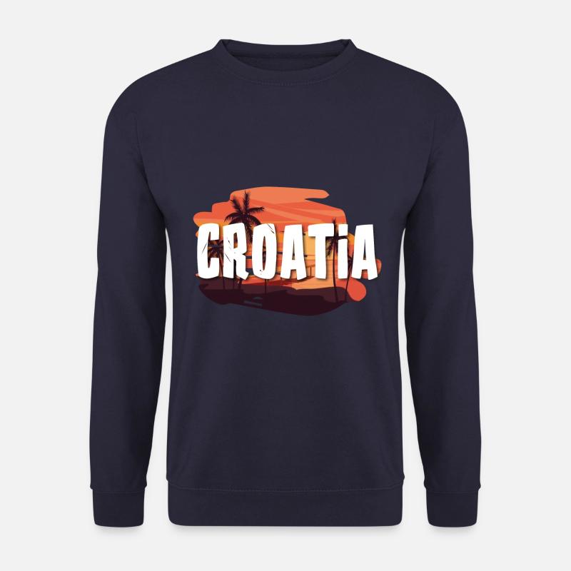 Croatia - Unisex Pullover - Navy