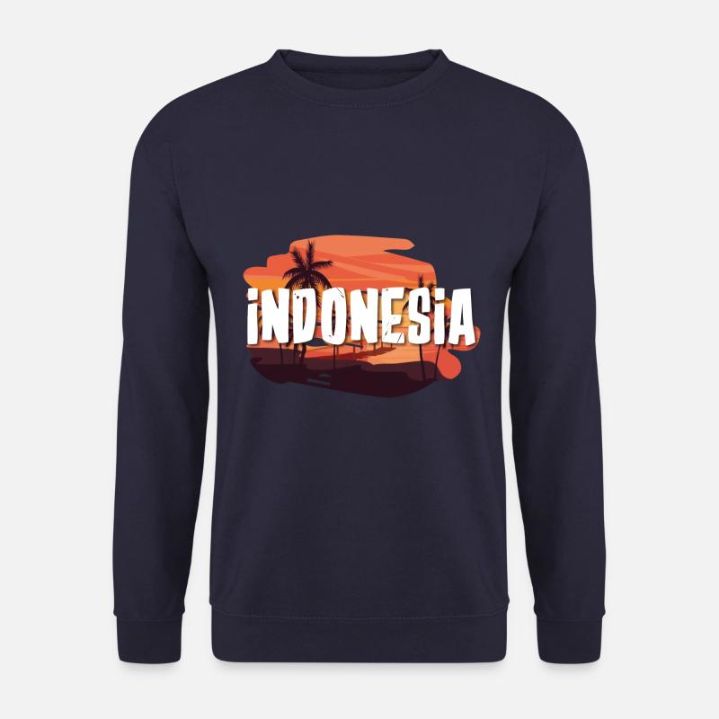 Indonesia - Unisex Pullover - Navy