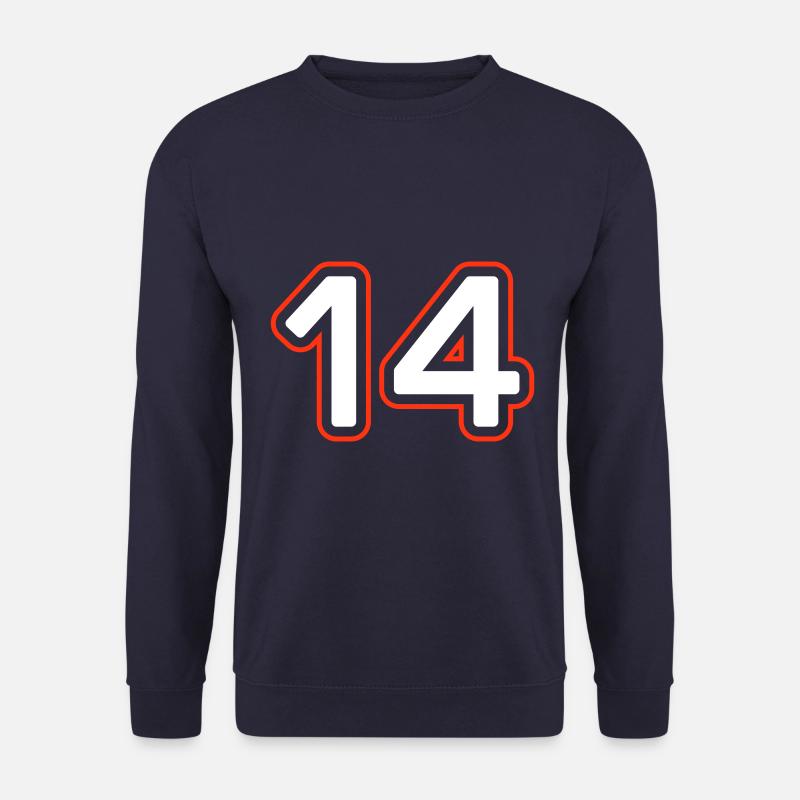 14 Zahl symbol - Unisex Pullover - Navy