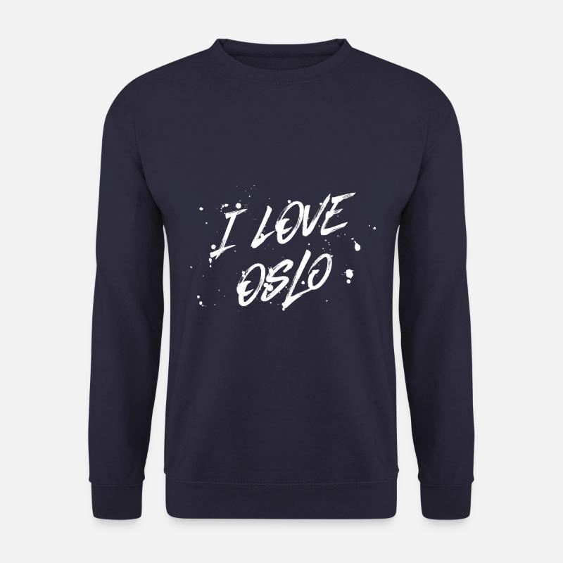J’aime Oslo - Sweat-shirt Unisexe - marine