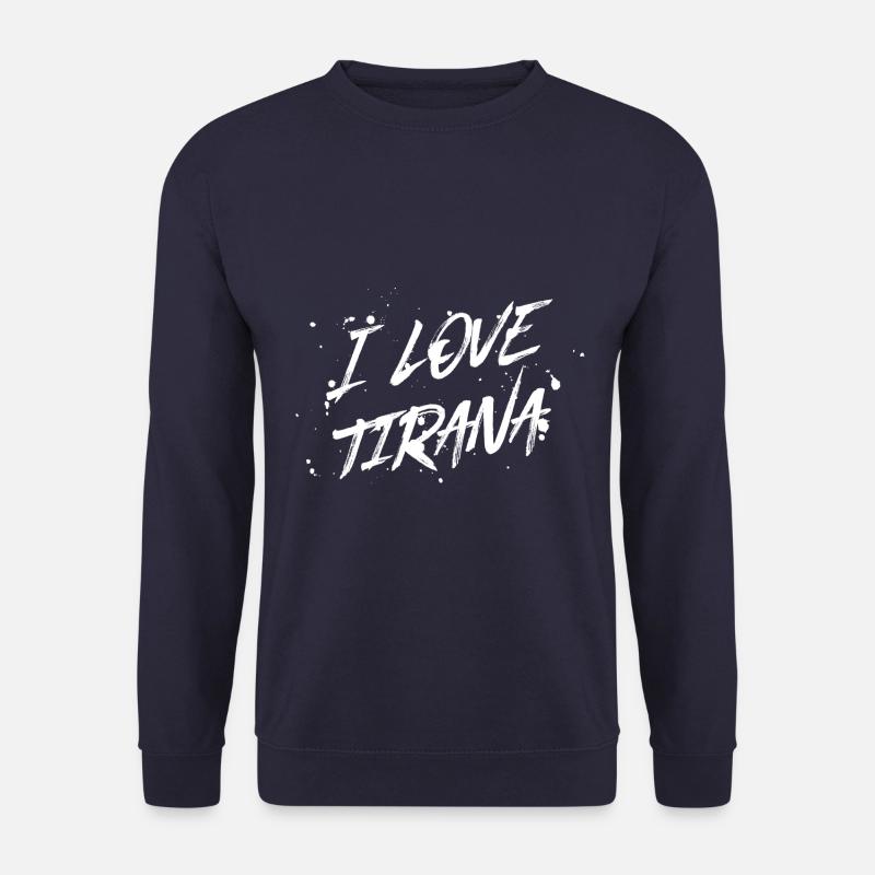 I Love Tirana - Unisex Pullover - Navy