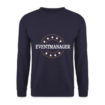 Eventmanager - Unisex Pullover - Navy - Vorne - Alina (178cm) & Michal (187cm)