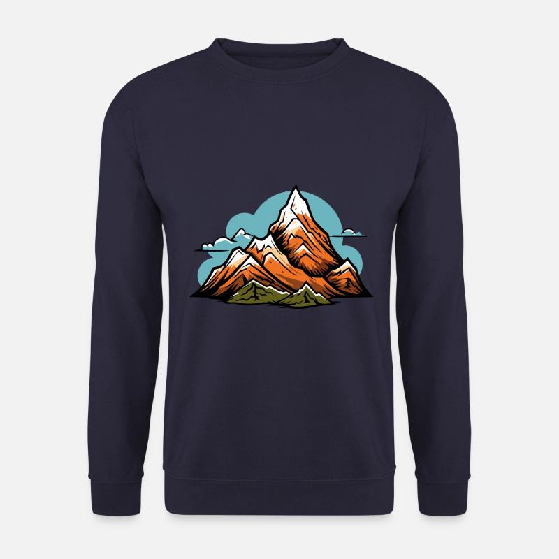 Berge Symbol Icon - Unisex Pullover - Navy