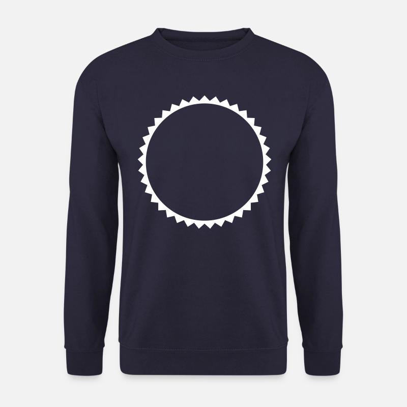 circle icon empty - Unisex Sweatshirt - navy