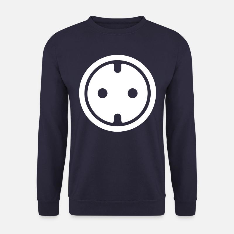 steckdose symbol - Unisex Pullover - Navy