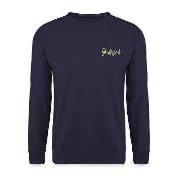 Ginfiziert - Unisex Pullover - Navy - Vorne - Alina (178cm) & Michal (187cm)