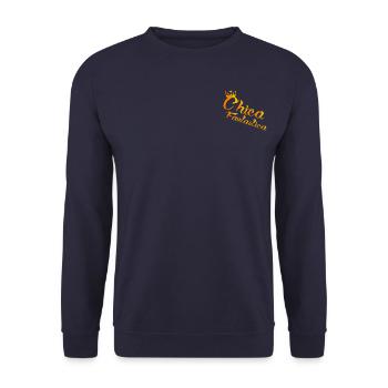Chica Fantastica dos-santos-fashion - Unisex Pullover - Navy - Vorne - Alina (178cm) & Michal (187cm)
