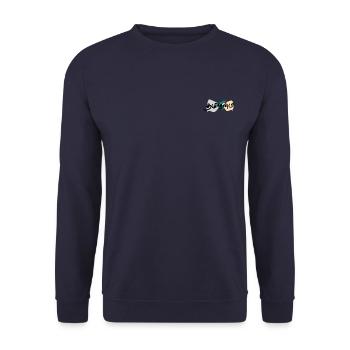 Tamilan Da: Pride & Identity - Unisex Sweatshirt - navy - Front - Alina (178cm) & Michal (187cm)