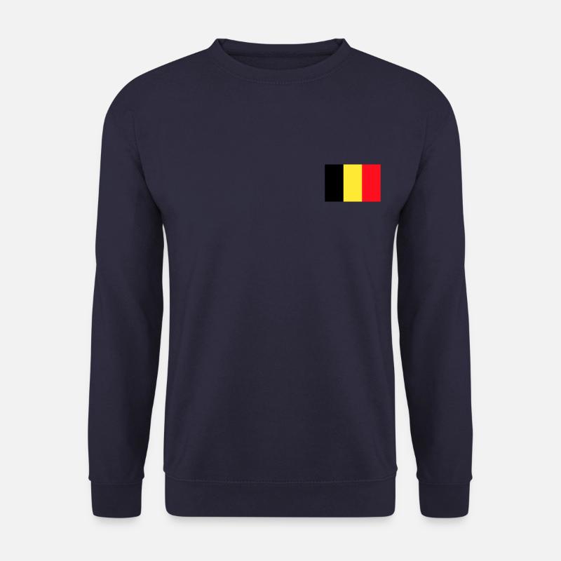 Flagge Belgiens - Unisex Pullover - Navy