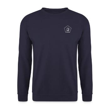 TV dans la boîte - Sweat-shirt Unisexe - marine - Devant - Alina (178cm) & Michal (187cm)