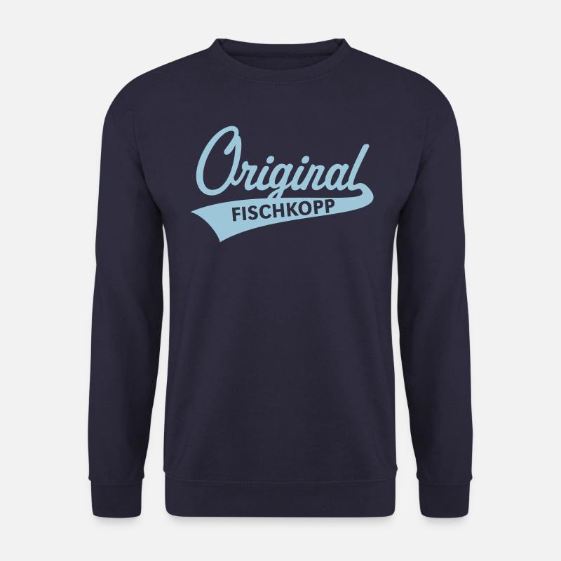 Original Fischkopp (Norddeutsch / Nordisch / 1C) - Unisex Pullover - Navy