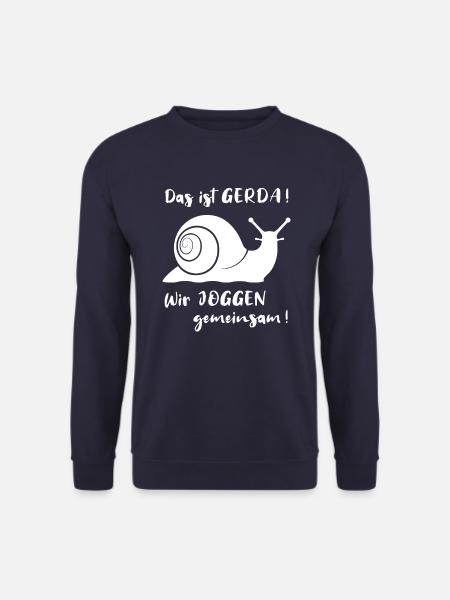 Das ist Gerda Wir joggen gemeinsam, Laufen, Rennen - Unisex Pullover - Navy