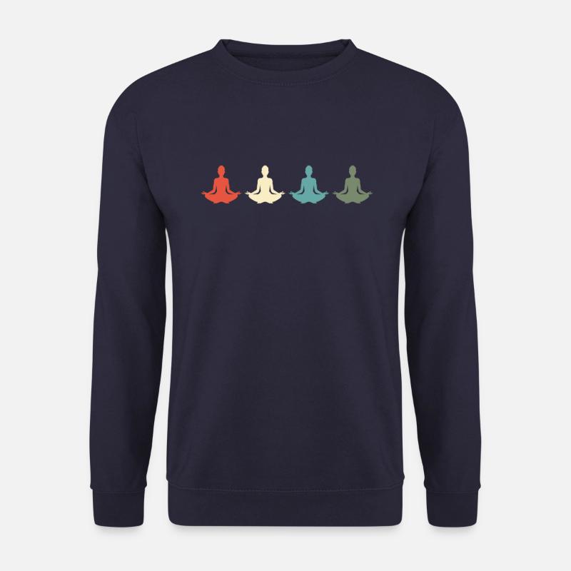 Yoga, Meditation, Chakra, Namaste, Geschenkidee - Unisex Pullover - Navy
