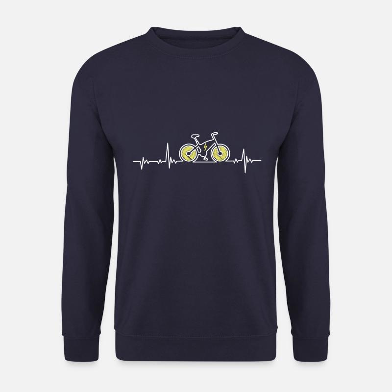 E-Bike Herzschlag Puls - Unisex Pullover - Navy