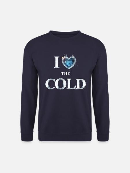 « J’adore le froid » - Sweat-shirt Unisexe - marine