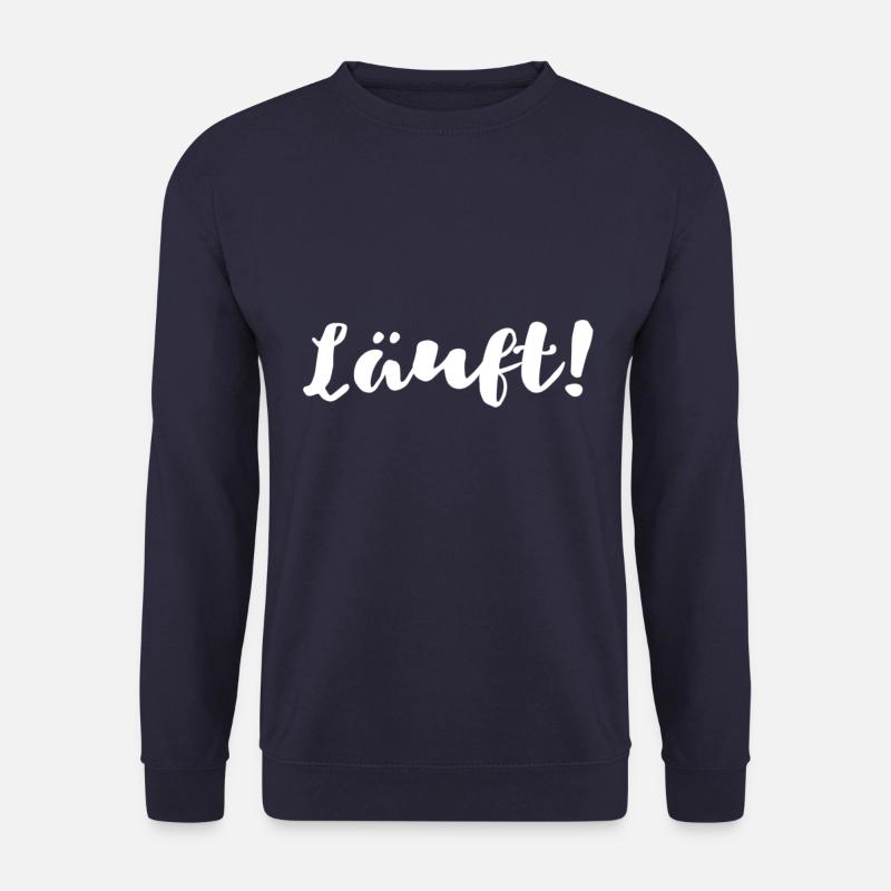 Läuft - Unisex Pullover - Navy