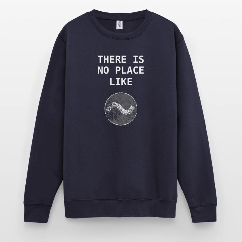 No Place like ~ Home Linux Bash Admin Geschenk Unisex Pullover