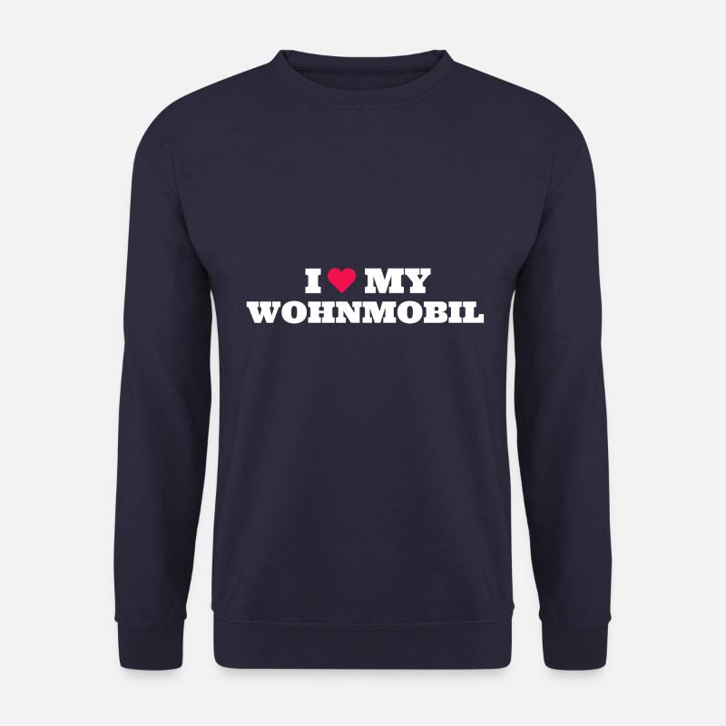 I love my Wohnmobil - Unisex Pullover - Navy