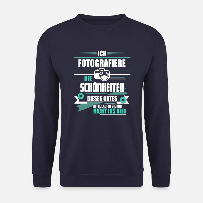 Ich fotografiere - Unisex Pullover - Navy