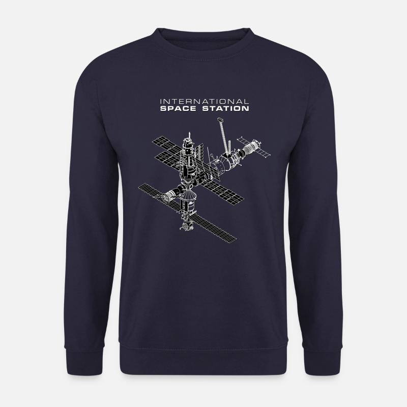 Station spatiale internationale avec Soyouz - Sweat-shirt Unisexe - marine
