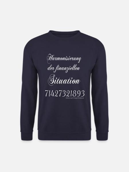 71427321893 Finanzen Grabovoi - Unisex Pullover - Navy