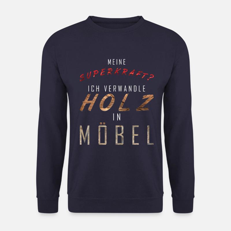 Schreiner Tischler Handwerker Holz Geschenkidee - Unisex Pullover - Navy