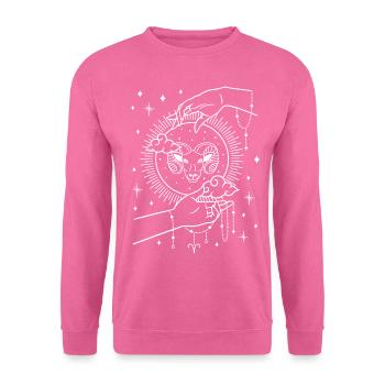 Sternzeichen Widder - Unisex Pullover - Pink - Vorne