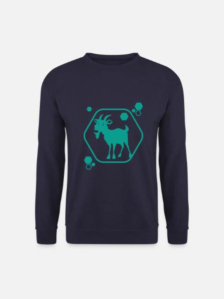 Ziege - Bock - Geiß - Bauernhof - Zoo - Urlaub - Unisex Pullover - Navy